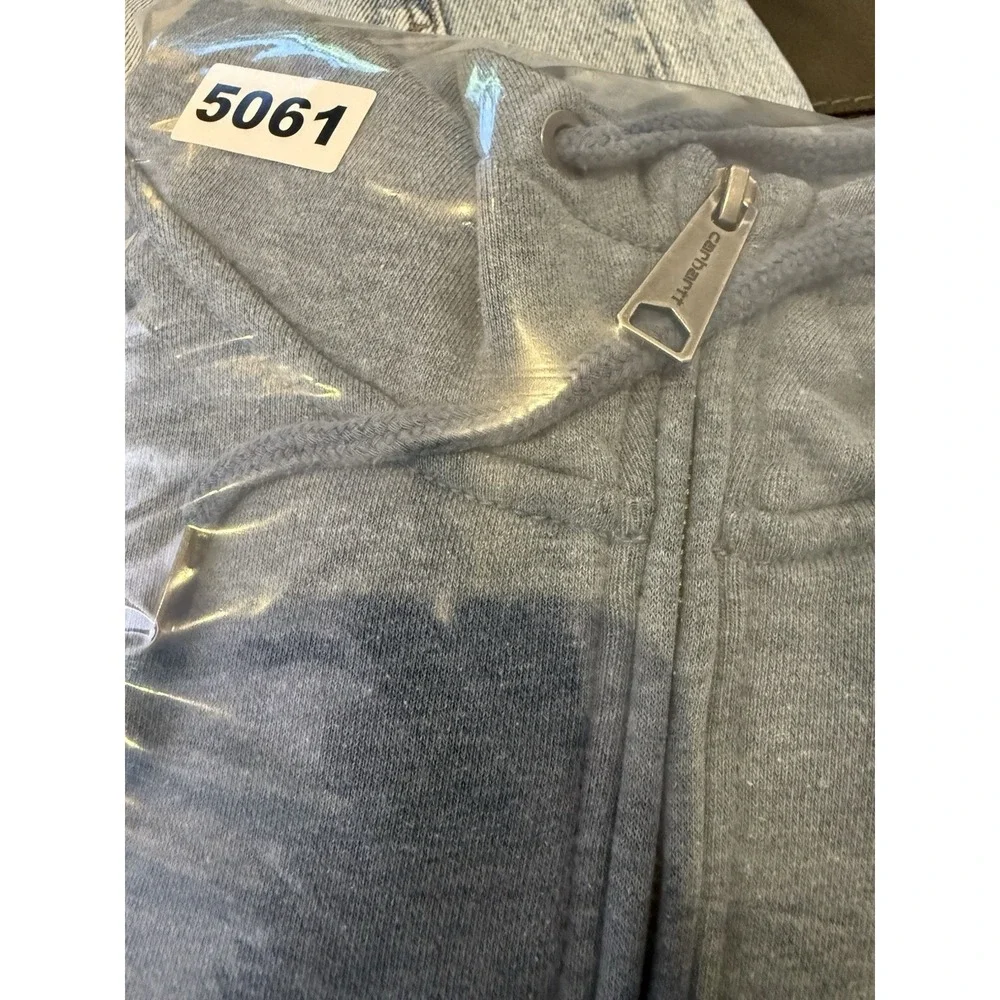 CARHARTT Men's 1/4 Zip Pullover Sweater 2XL Blue Hoodie